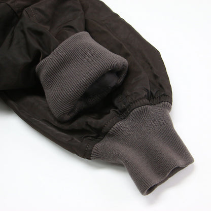 RIAM 22秋冬 MA1 ミドル ブルゾン / ブルゾン ジップアップ リブ ナイロン