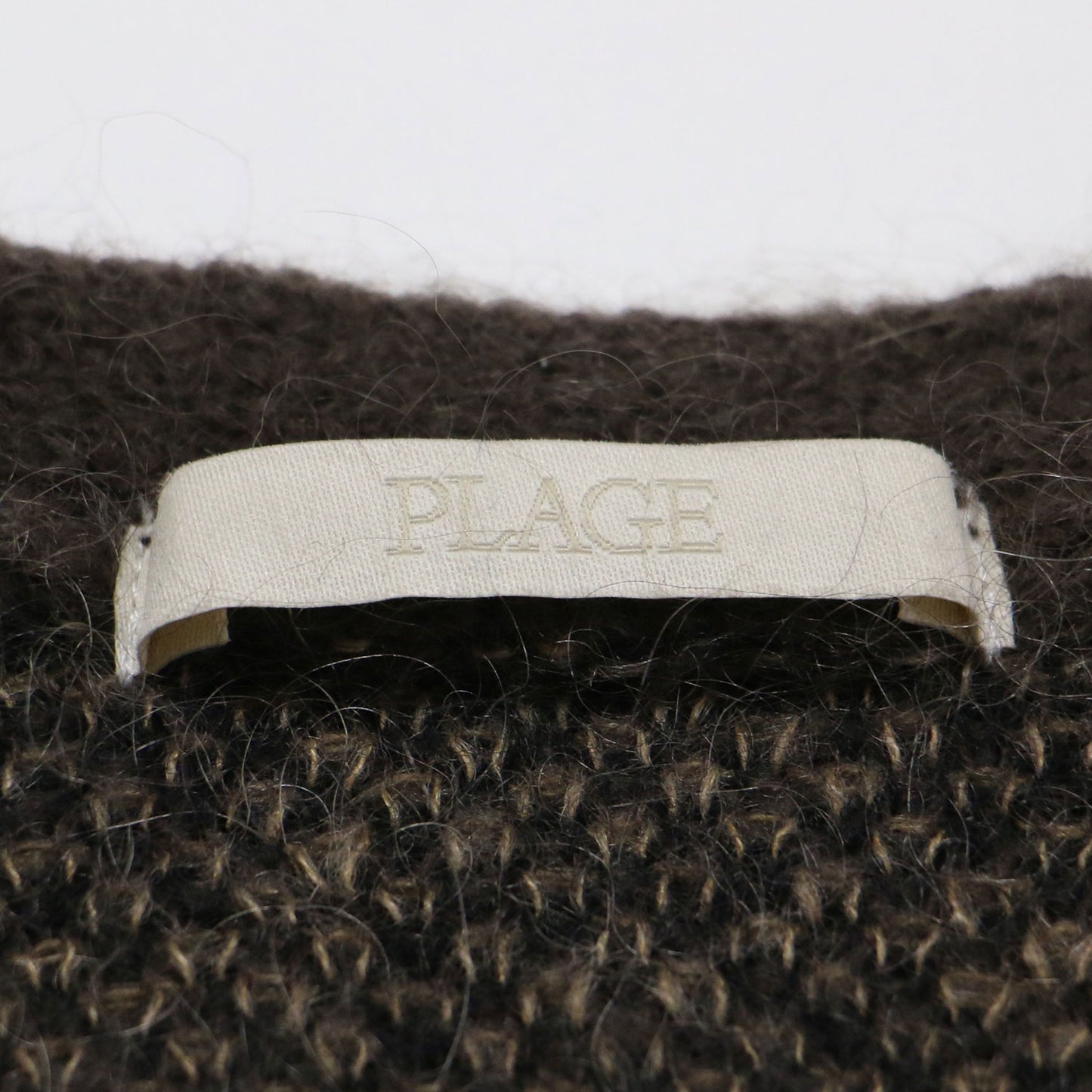 25秋冬 アーガイル ミニ カーディガン / Argyle mini ニット ショート丈 Vネック 長袖 モヘア ウール