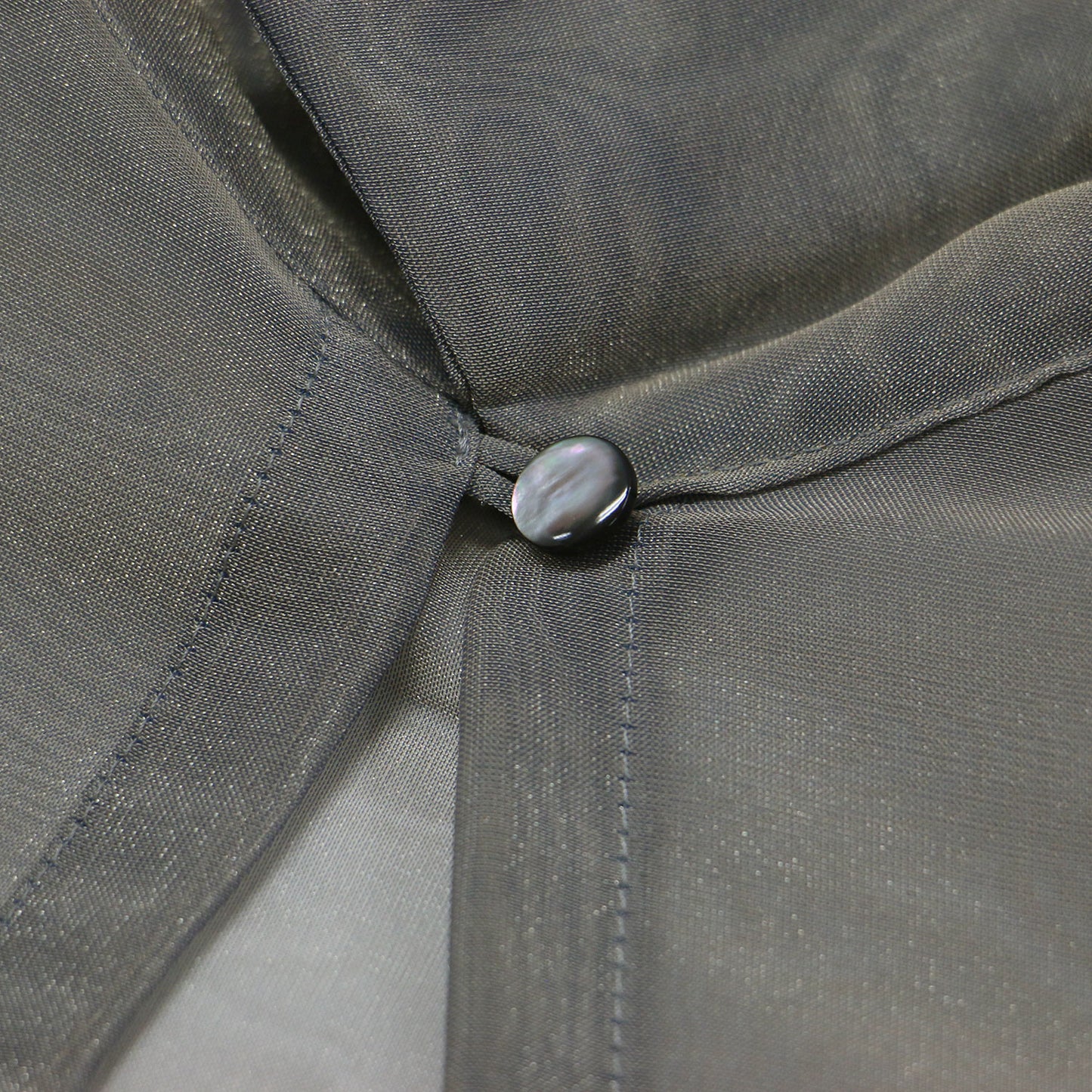 シャンブレー オーガンジー シャツ / CHAMBRAY ORGANDY SHIRT ブラウス 羽織り 長袖 シアー