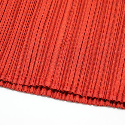 プリーツ Vネック プルオーバー トップス / ブラウス 長袖 ボリュームスリーブ ダブルフェイス