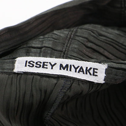 プリーツ ジップ ロング コート / Vネック 長袖 ショールカラー