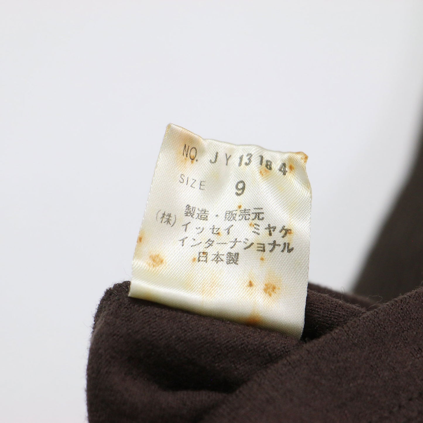 ウールジャージー ハイネック アシンメトリー トップス / プルオーバー カットソー 長袖 ワイド ジップ