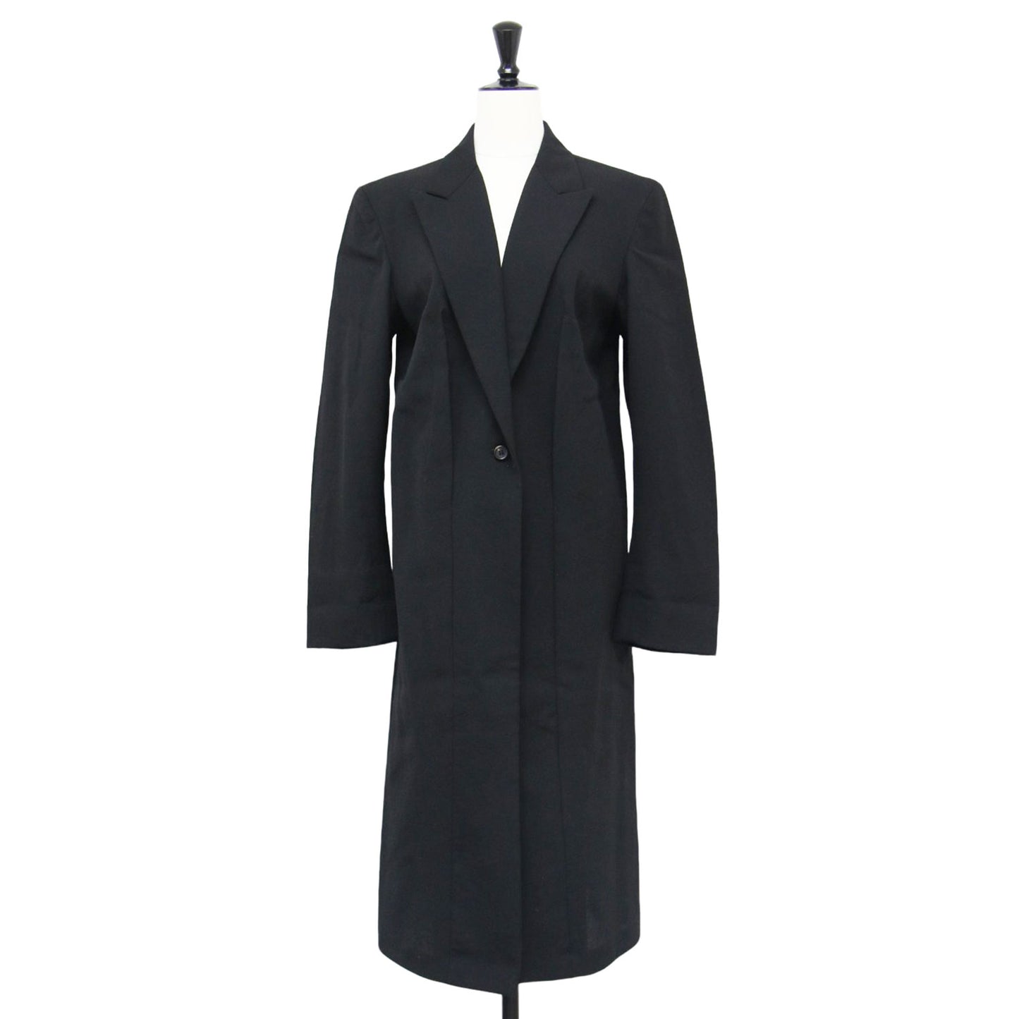 ウール ロング ジャケット / コート テーラード 細身