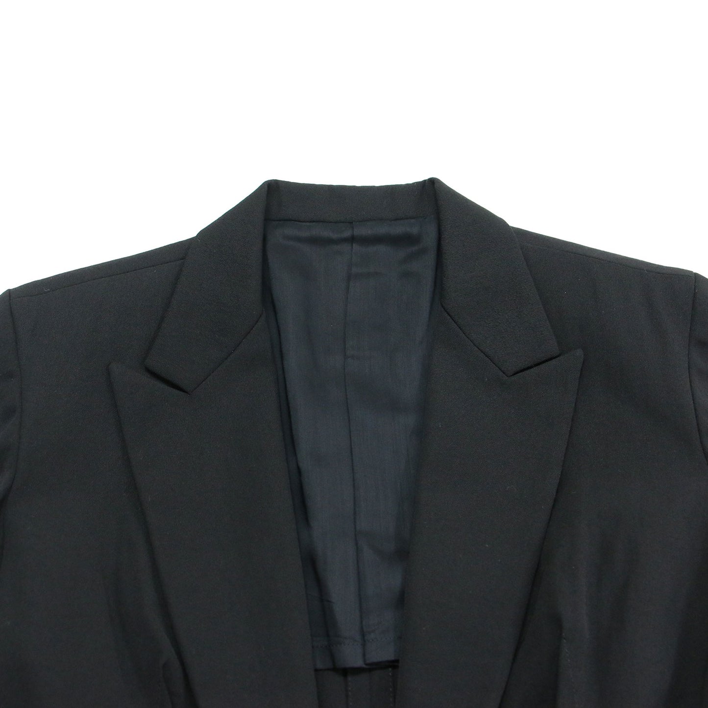 ウール ロング ジャケット / コート テーラード 細身