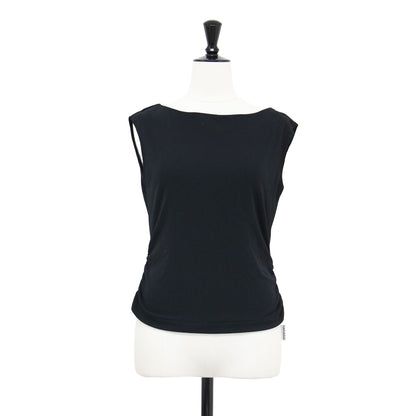 PEPLUM シワ加工 シャツ スカート インナー セットアップ / 長袖 襟付き ロング マーメイド