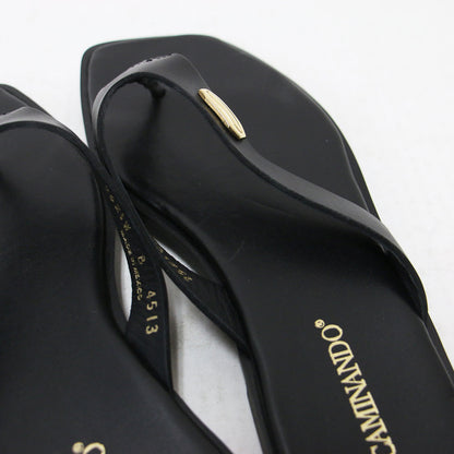 25春夏 レザー トング サンダル / THONG FLAT SANDALS フラット スクエアトゥ
