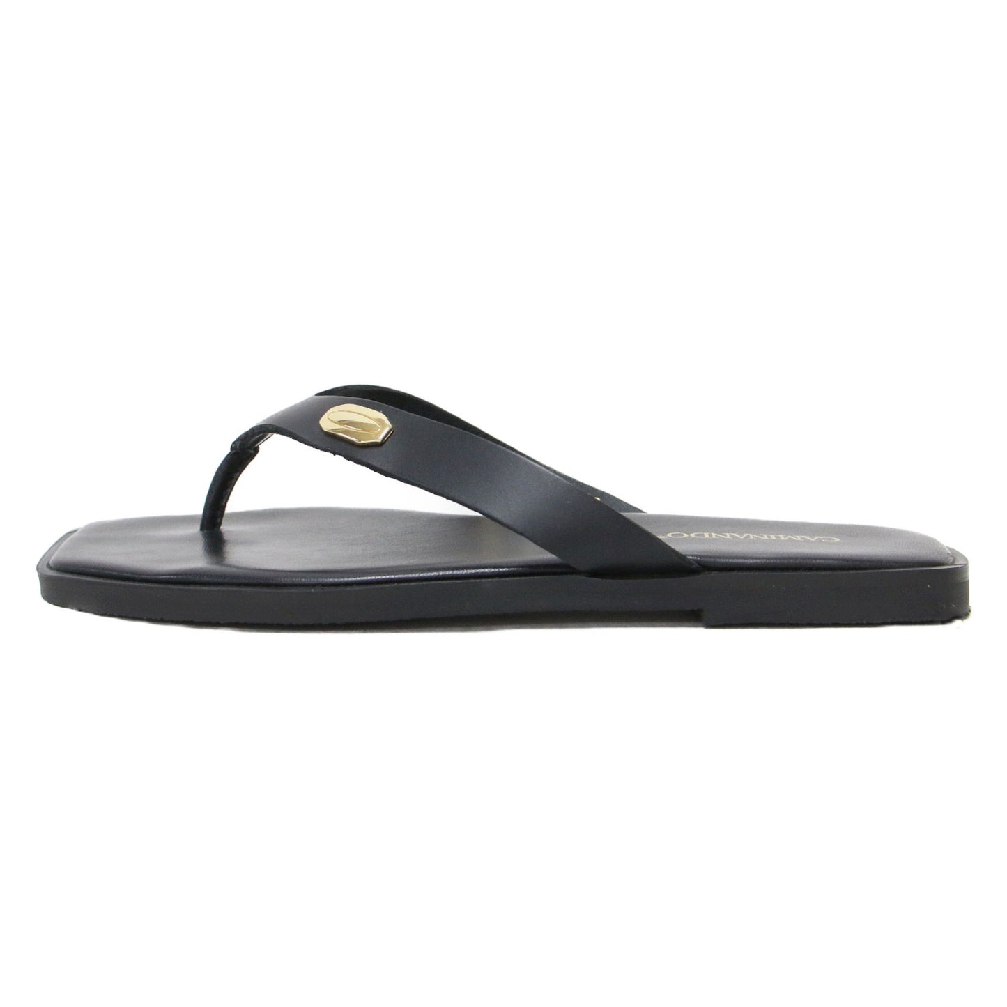 25春夏 レザー トング サンダル / THONG FLAT SANDALS フラット スクエアトゥ