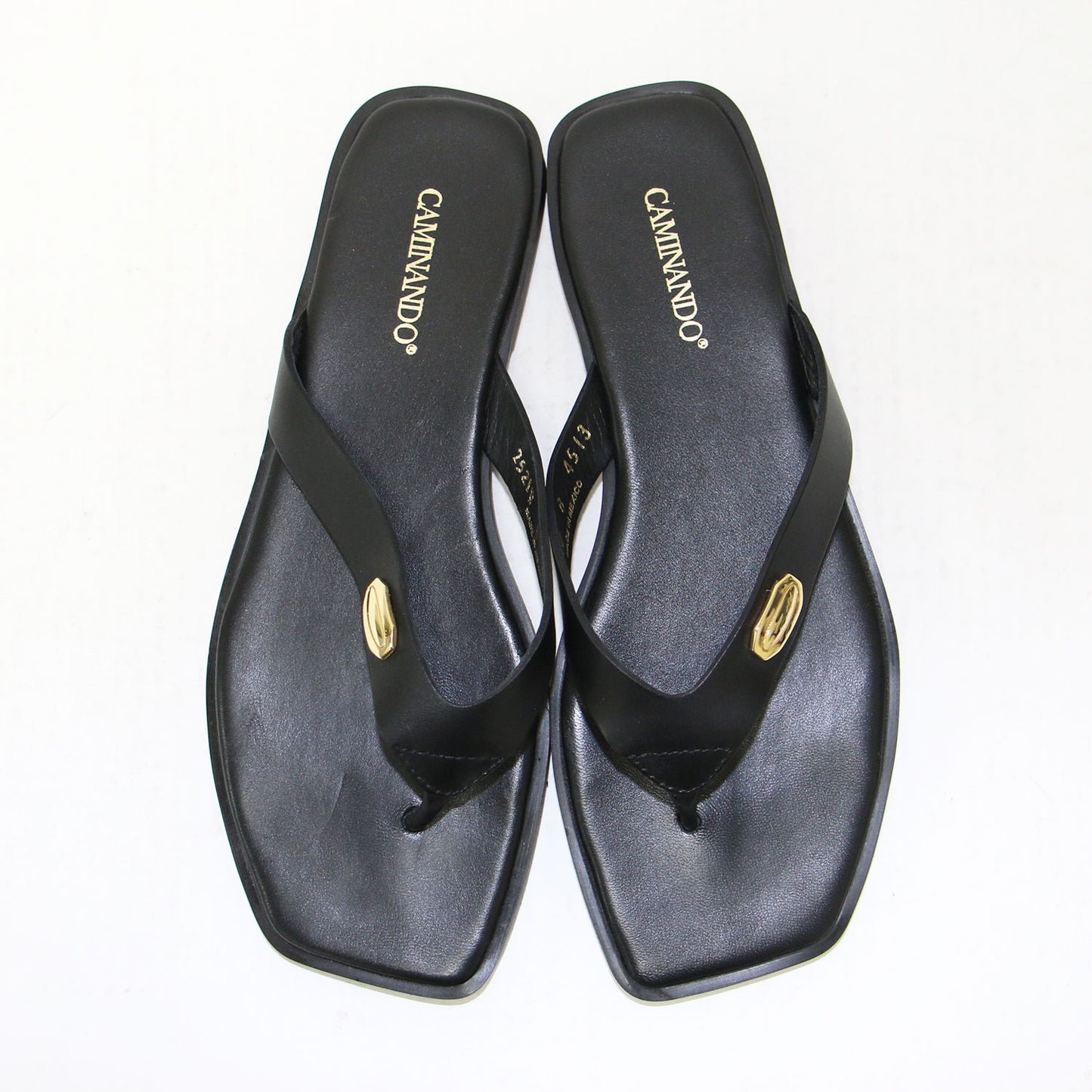 25春夏 レザー トング サンダル / THONG FLAT SANDALS フラット スクエアトゥ