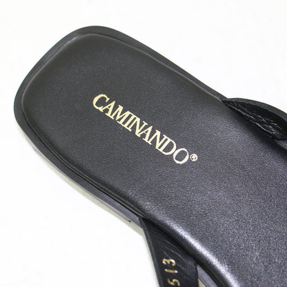 25春夏 レザー トング サンダル / THONG FLAT SANDALS フラット スクエアトゥ