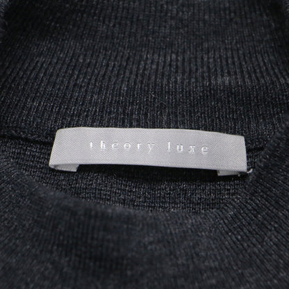 24秋冬 モックネック ニット ワンピース / Lassie Clink ロング 長袖 Iライン ミラノリブ ウール