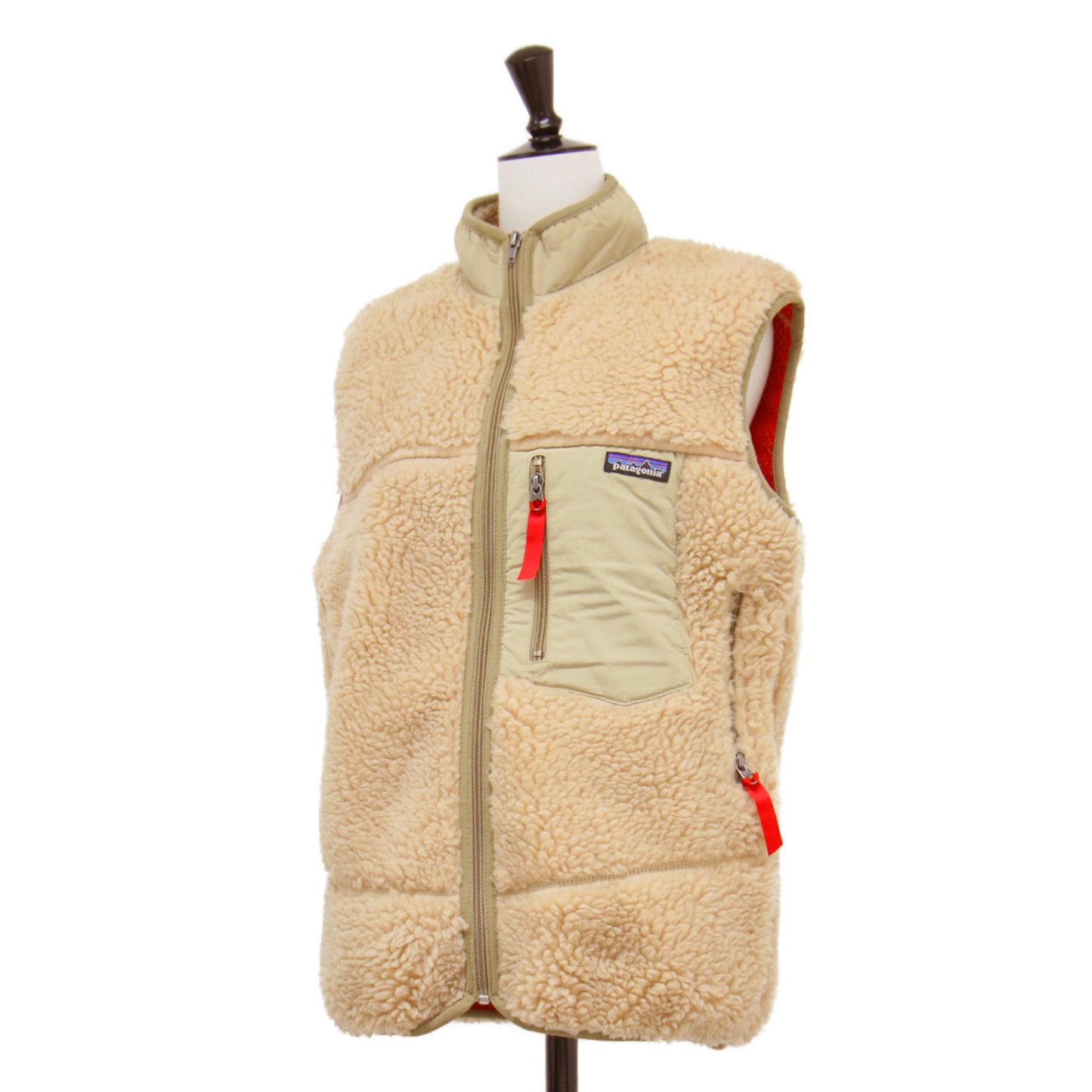 キッズ レトロ X ベスト / RETRO X VEST FA02 ボア フリース ジップアップ スタンドカラー