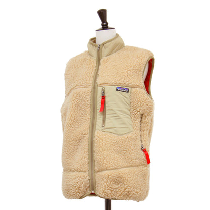 キッズ レトロ X ベスト / RETRO X VEST FA02 ボア フリース ジップアップ スタンドカラー