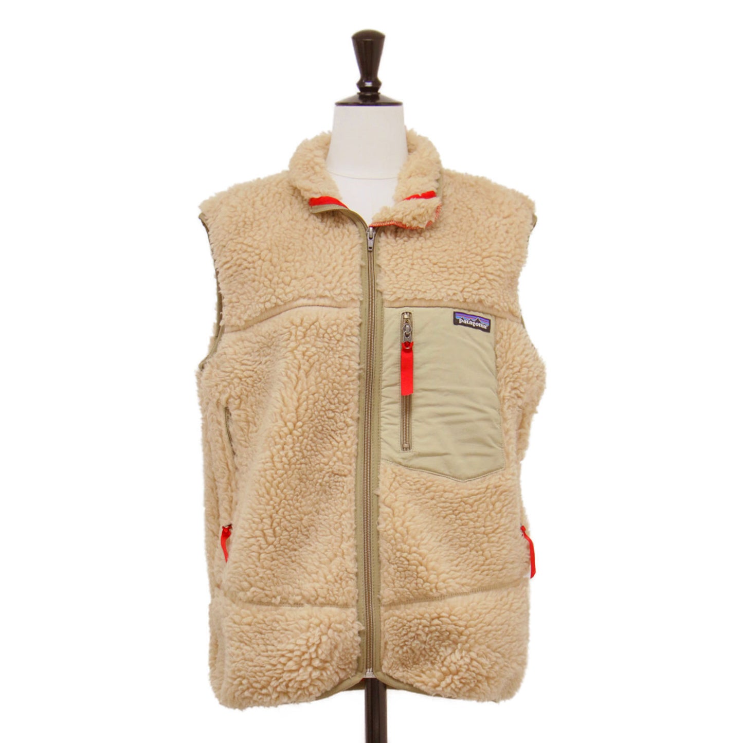 キッズ レトロ X ベスト / RETRO X VEST FA02 ボア フリース ジップアップ スタンドカラー