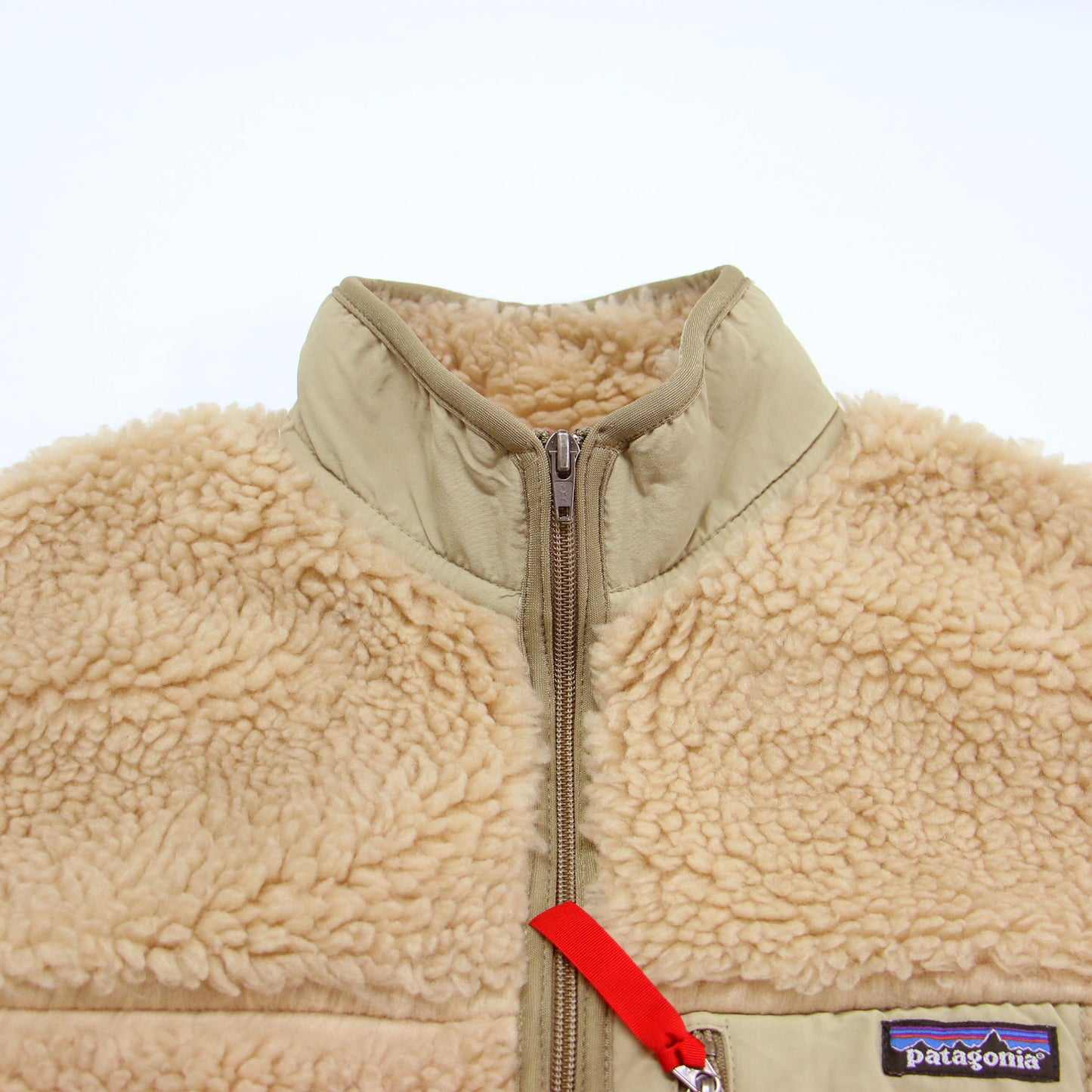 キッズ レトロ X ベスト / RETRO X VEST FA02 ボア フリース ジップアップ スタンドカラー