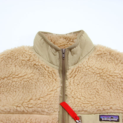 キッズ レトロ X ベスト / RETRO X VEST FA02 ボア フリース ジップアップ スタンドカラー