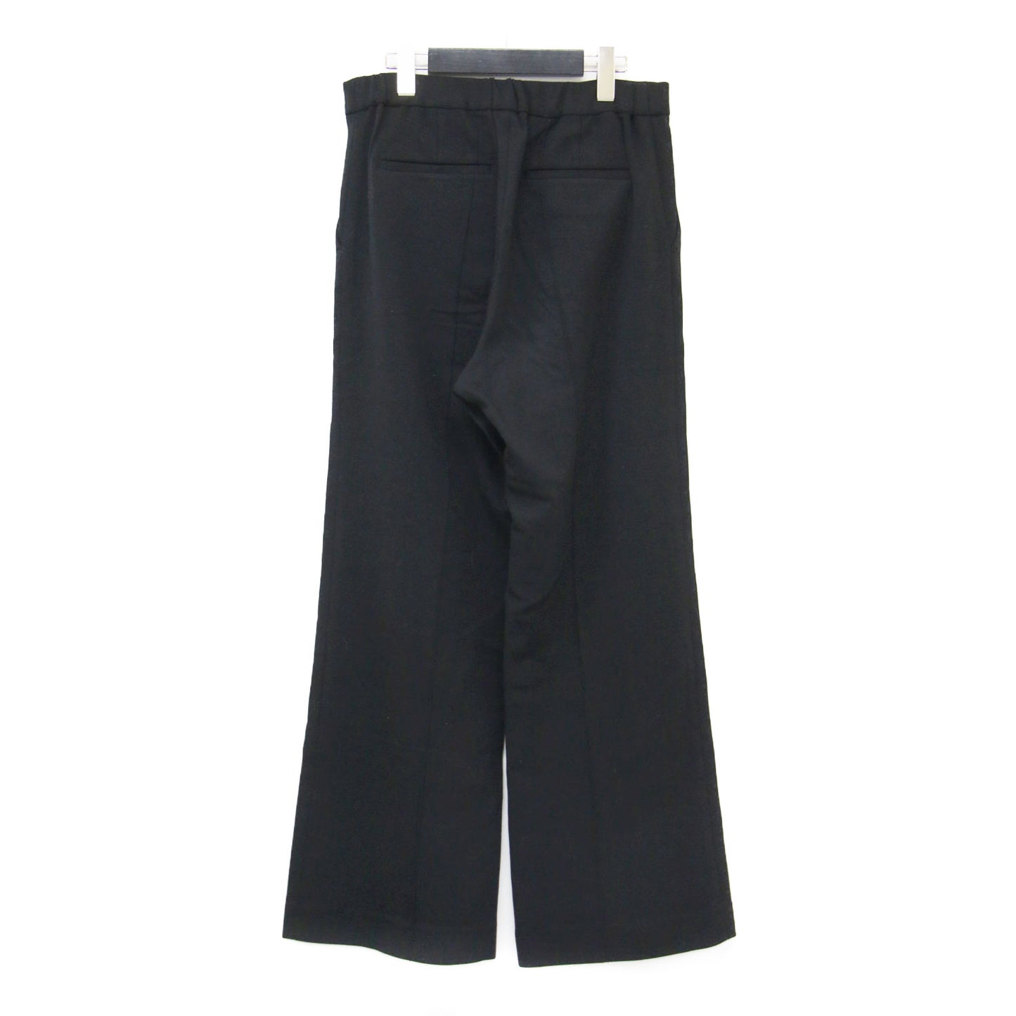 24秋冬 ポンチ ワイド パンツ / ストレート センターピンタック ジャージー素材