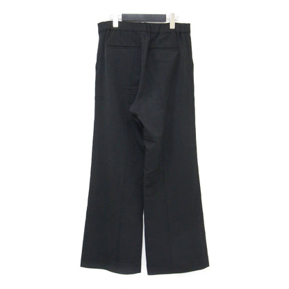 24秋冬 ポンチ ワイド パンツ / ストレート センターピンタック ジャージー素材