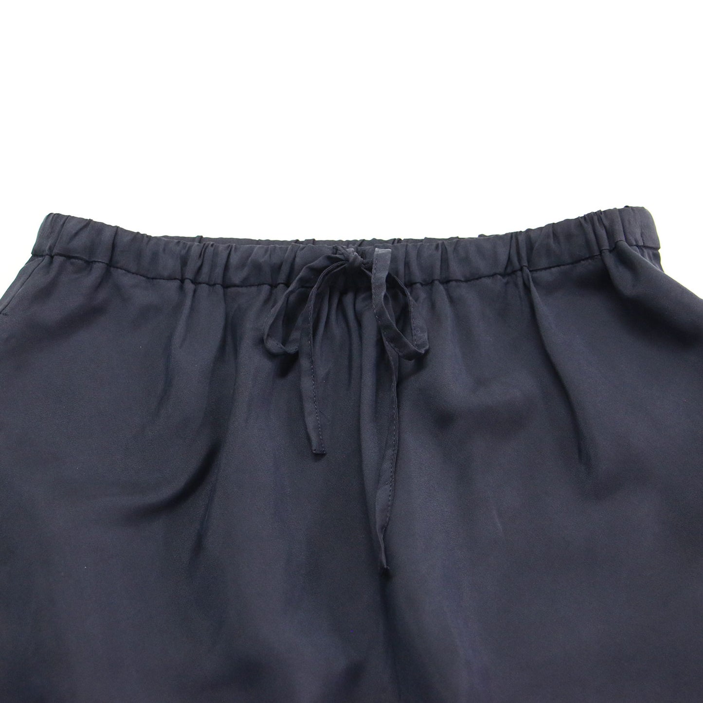 25春夏 フレア マキシ スカート / ロング ウエストゴム ドロスト