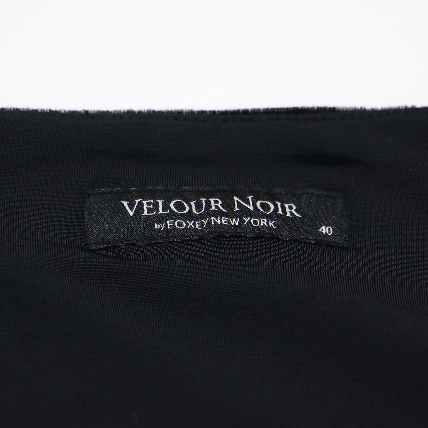 VELOUR NOIR ベロア シフォン コンビ ワンピース / チュニック ミニ丈 五分袖 スクエアネック
