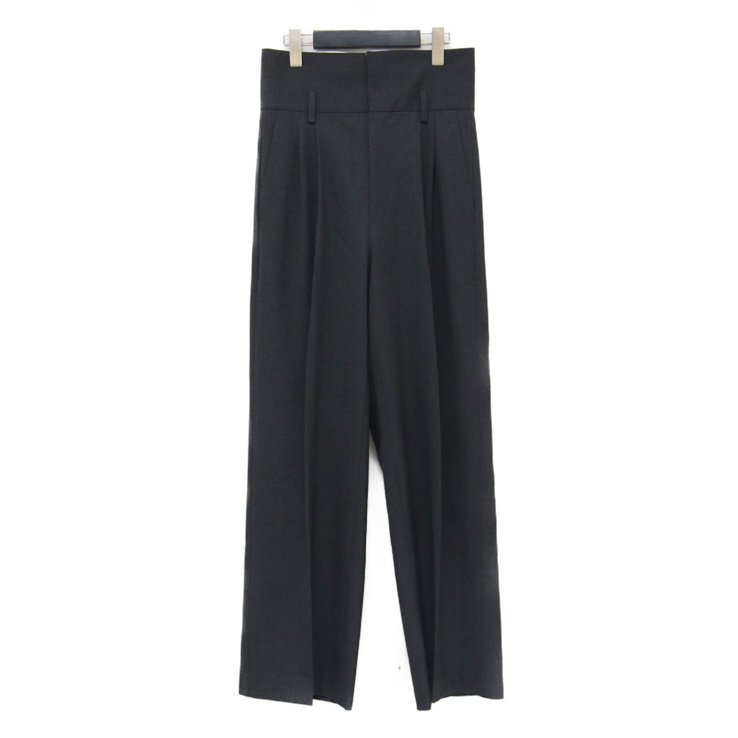 24秋冬 ウォッシャブル ウエスト折り返し 2WAY ワイド パンツ / ハイウエスト タック