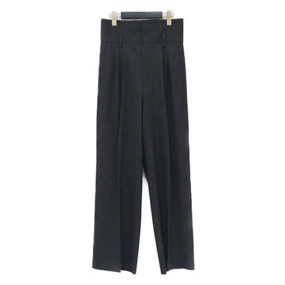 24秋冬 ウォッシャブル ウエスト折り返し 2WAY ワイド パンツ / ハイウエスト タック