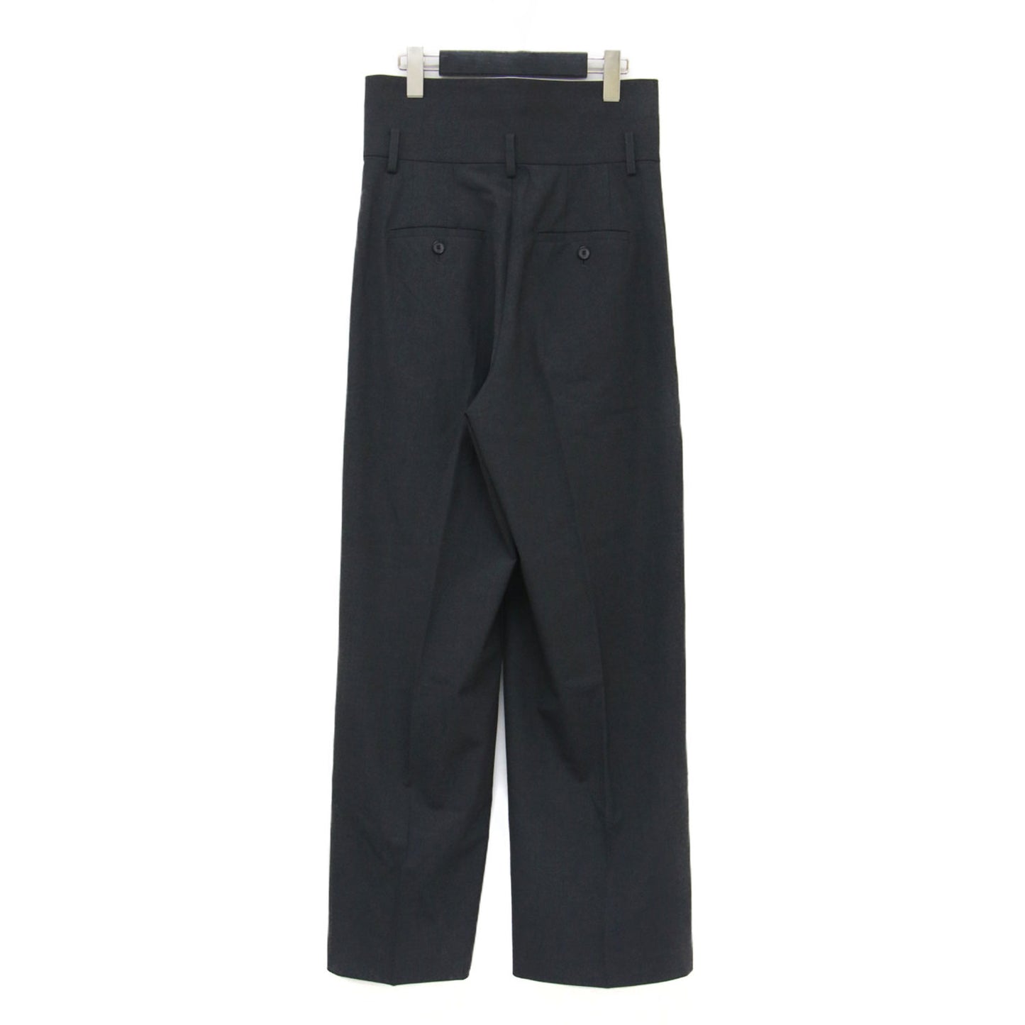 24秋冬 ウォッシャブル ウエスト折り返し 2WAY ワイド パンツ / ハイウエスト タック