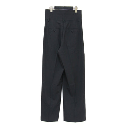 24秋冬 ウォッシャブル ウエスト折り返し 2WAY ワイド パンツ / ハイウエスト タック