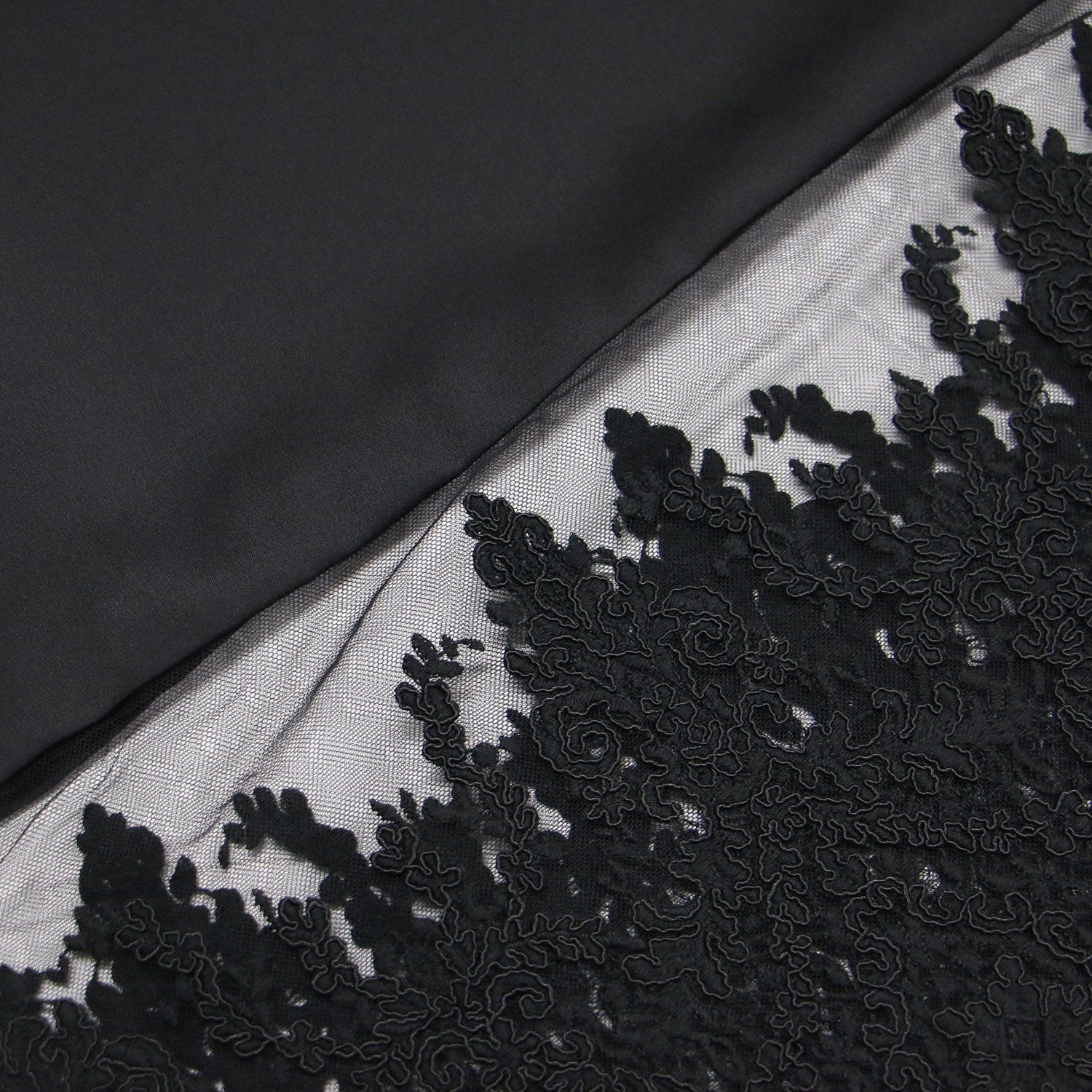 25秋冬 サテン レース キャミソールワンピース / チュニック ミニ丈