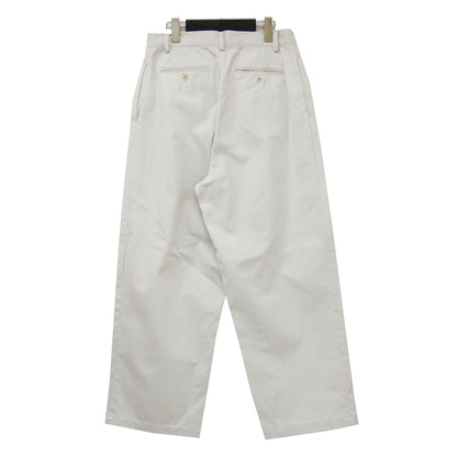 25秋冬 vintage chinos パンツ / チノパン ワイド テーパード タック コットン