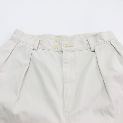 25秋冬 vintage chinos パンツ / チノパン ワイド テーパード タック コットン