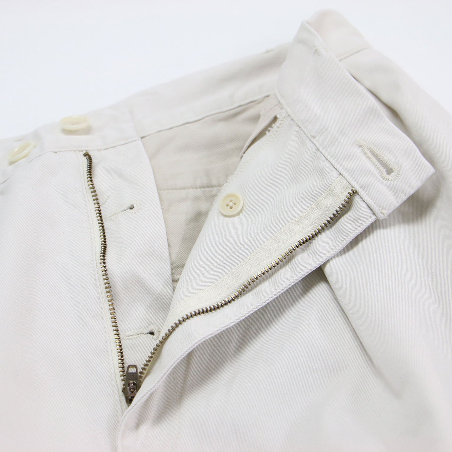 25秋冬 vintage chinos パンツ / チノパン ワイド テーパード タック コットン