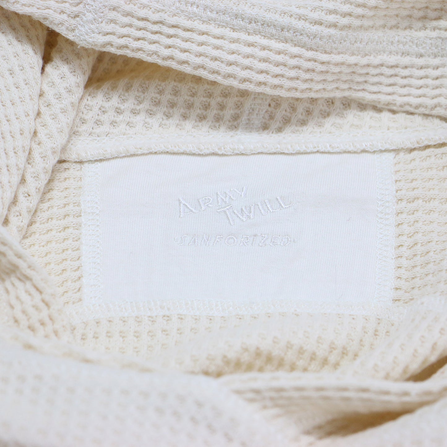 25秋冬 × JOURNALSTANDARD 別注 WaffleHoodie / パーカー プルオーバー カットソー Tシャツ 長袖 ワッフル コットン