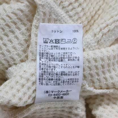 25秋冬 × JOURNALSTANDARD 別注 WaffleHoodie / パーカー プルオーバー カットソー Tシャツ 長袖 ワッフル コットン