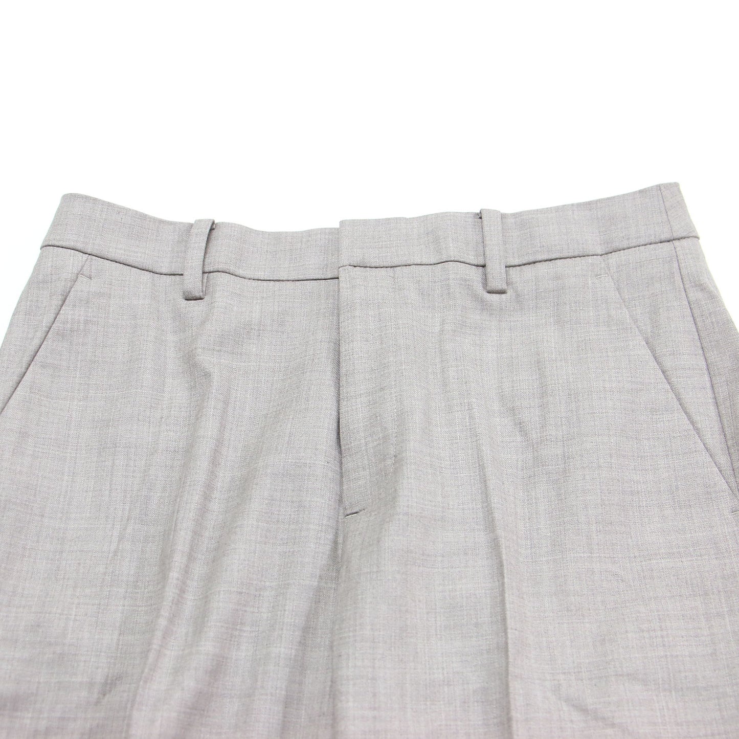 23秋冬 ストレッチ ウール スリム パンツ / スラックス テーパード センタープレス