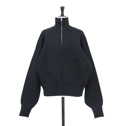 23秋冬 スポンディッシュニット ハーフジップ プルオーバー / 長袖 ハイネック