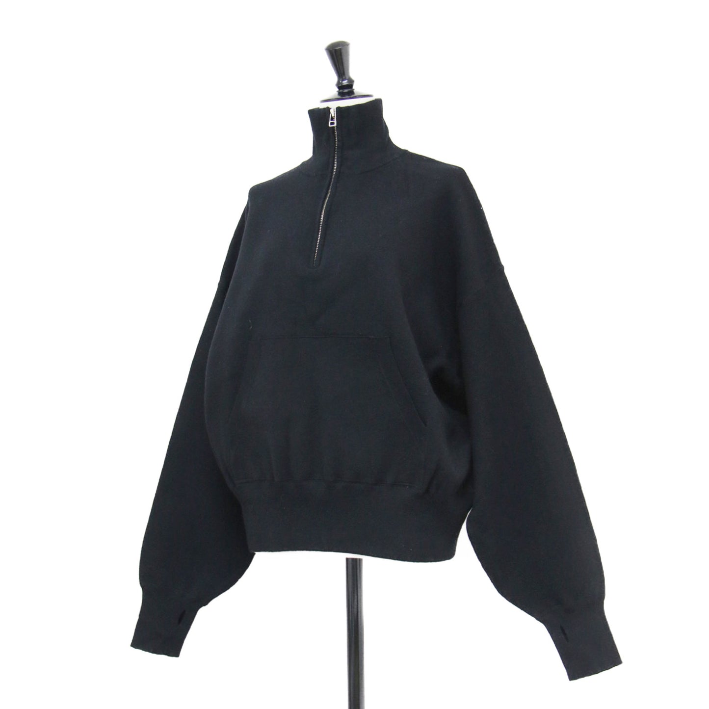 23秋冬 スポンディッシュニット ハーフジップ プルオーバー / 長袖 ハイネック