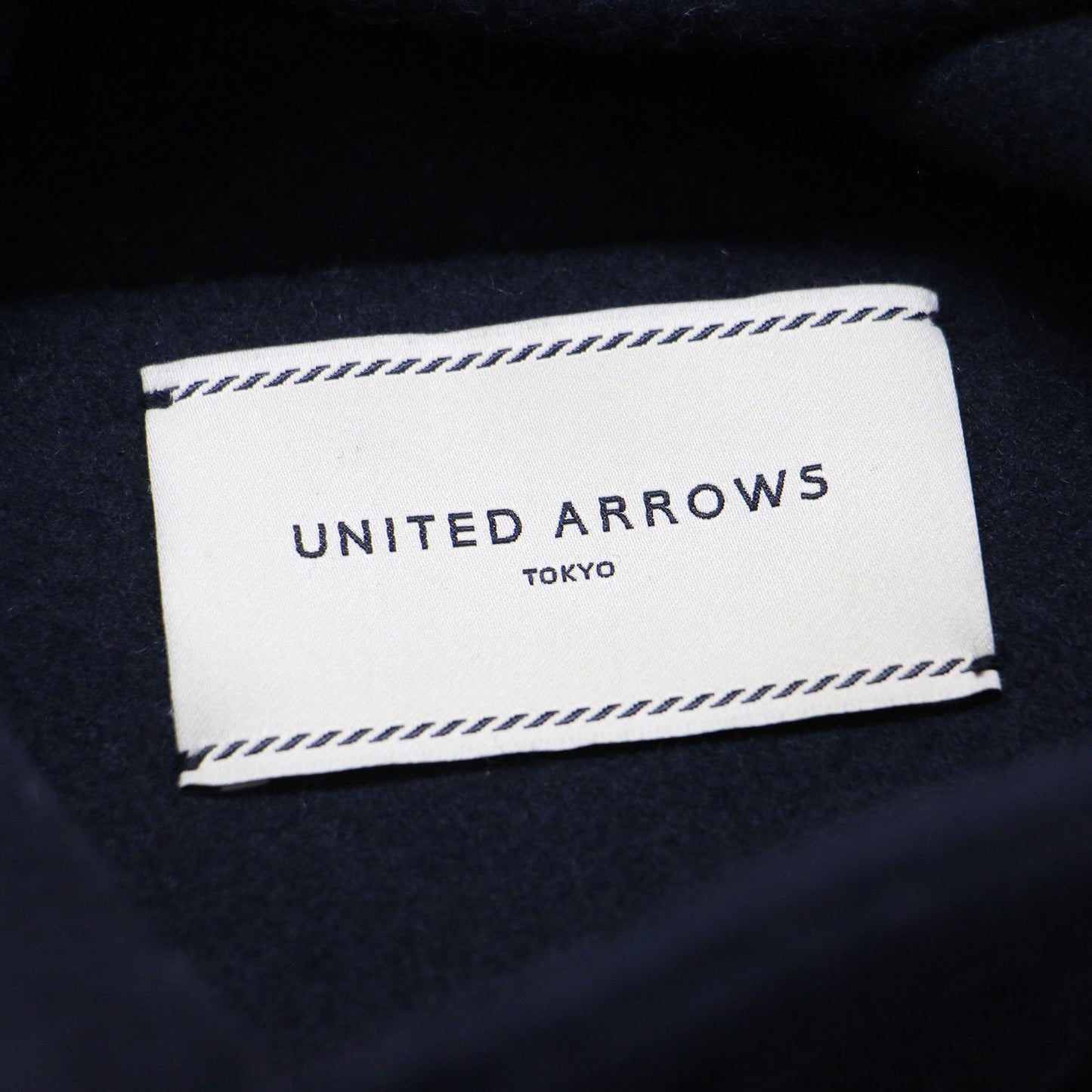 ウール ダッフルコート / ロング フード付き トグル釦 ポケット