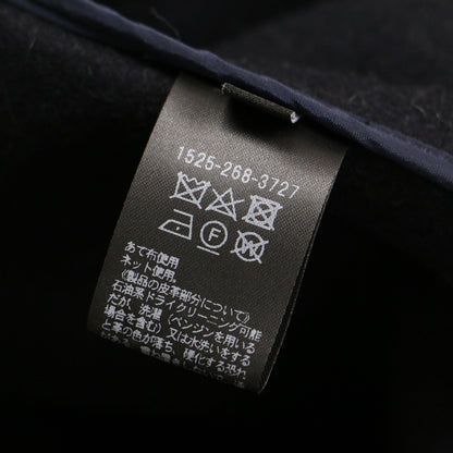 ウール ダッフルコート / ロング フード付き トグル釦 ポケット