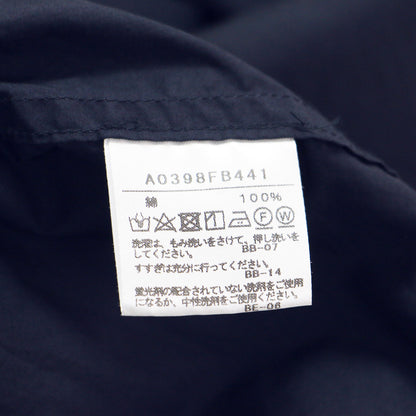 コットン フレンチスリーブ ブラウス / シャツ バンドカラー