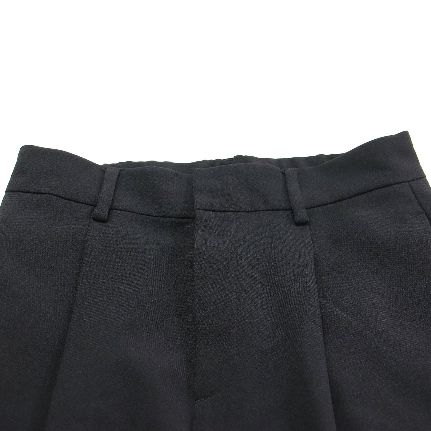23春夏 ウォッシャブル ワイド スラックス パンツ / センタープレス タック