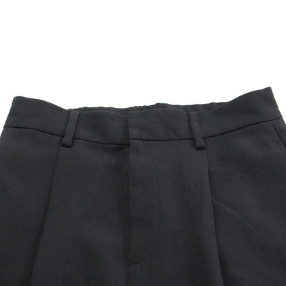 23春夏 ウォッシャブル ワイド スラックス パンツ / センタープレス タック