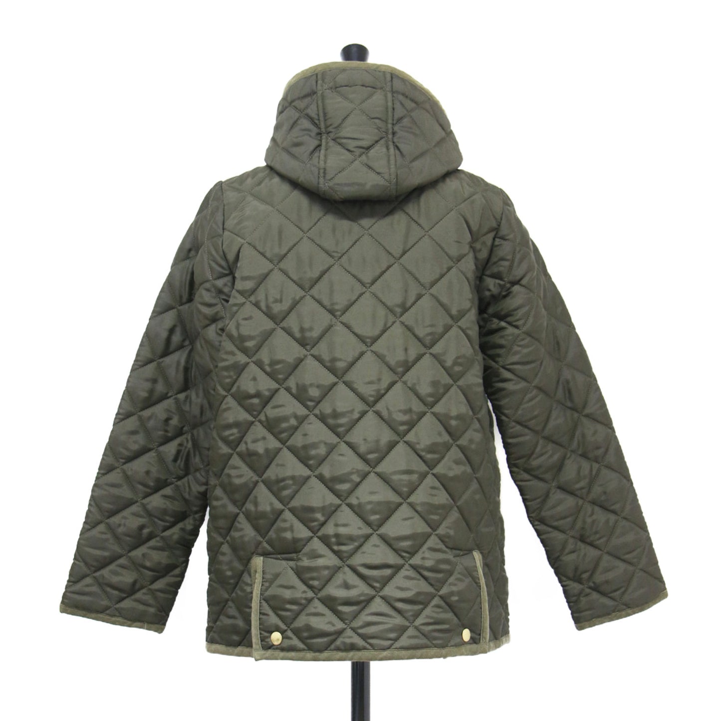 × SLOBE 別注 22秋冬 ARKLEY W キルティング ジャケット / ブルゾン フード付き ノーカラー 2WAY 中わた