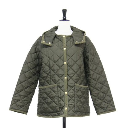 × SLOBE 別注 22秋冬 ARKLEY W キルティング ジャケット / ブルゾン フード付き ノーカラー 2WAY 中わた