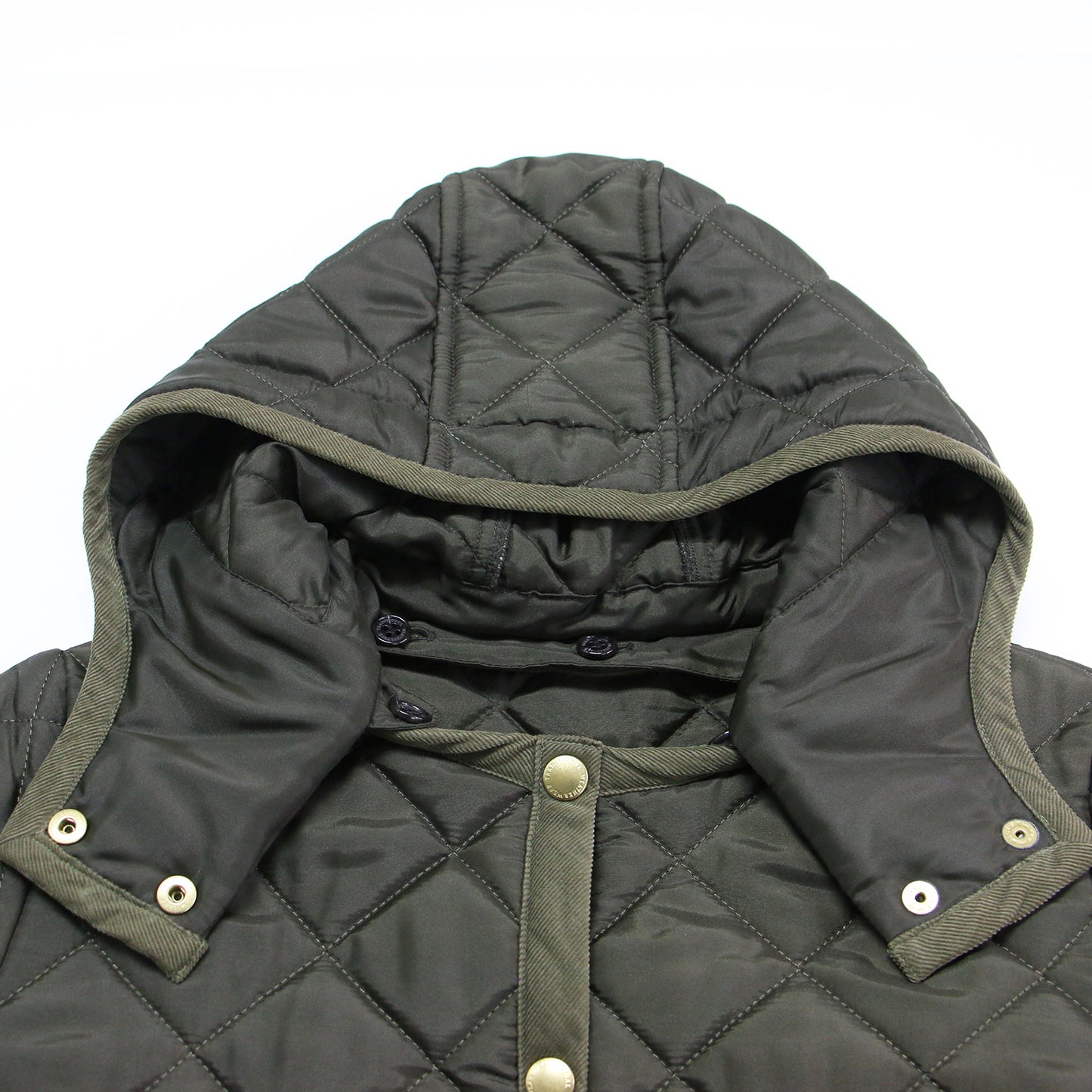 × SLOBE 別注 22秋冬 ARKLEY W キルティング ジャケット / ブルゾン フード付き ノーカラー 2WAY 中わた