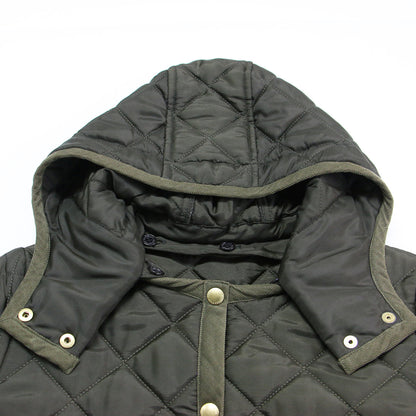 × SLOBE 別注 22秋冬 ARKLEY W キルティング ジャケット / ブルゾン フード付き ノーカラー 2WAY 中わた