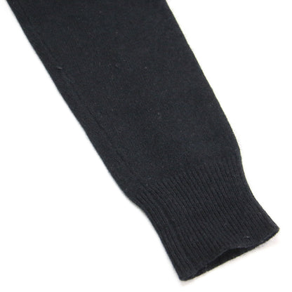 Vネック ファー ニット / プルオーバー 長袖 ウール アンゴラ