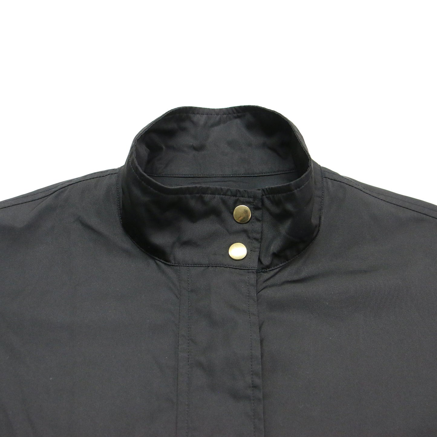 スタンドカラー ライト コート / ジャケット ミドル丈 ポンチョ