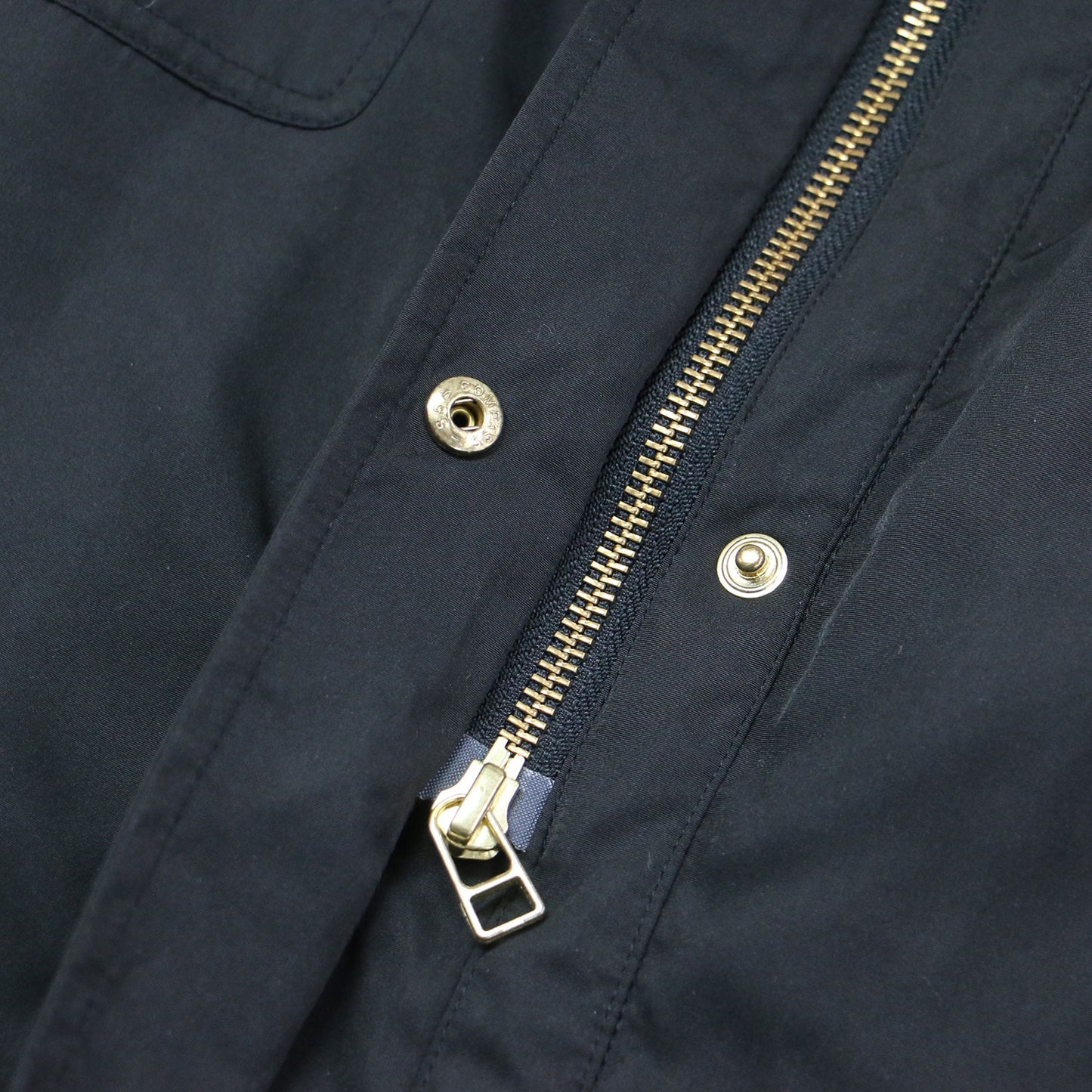 スタンドカラー ライト コート / ジャケット ミドル丈 ポンチョ