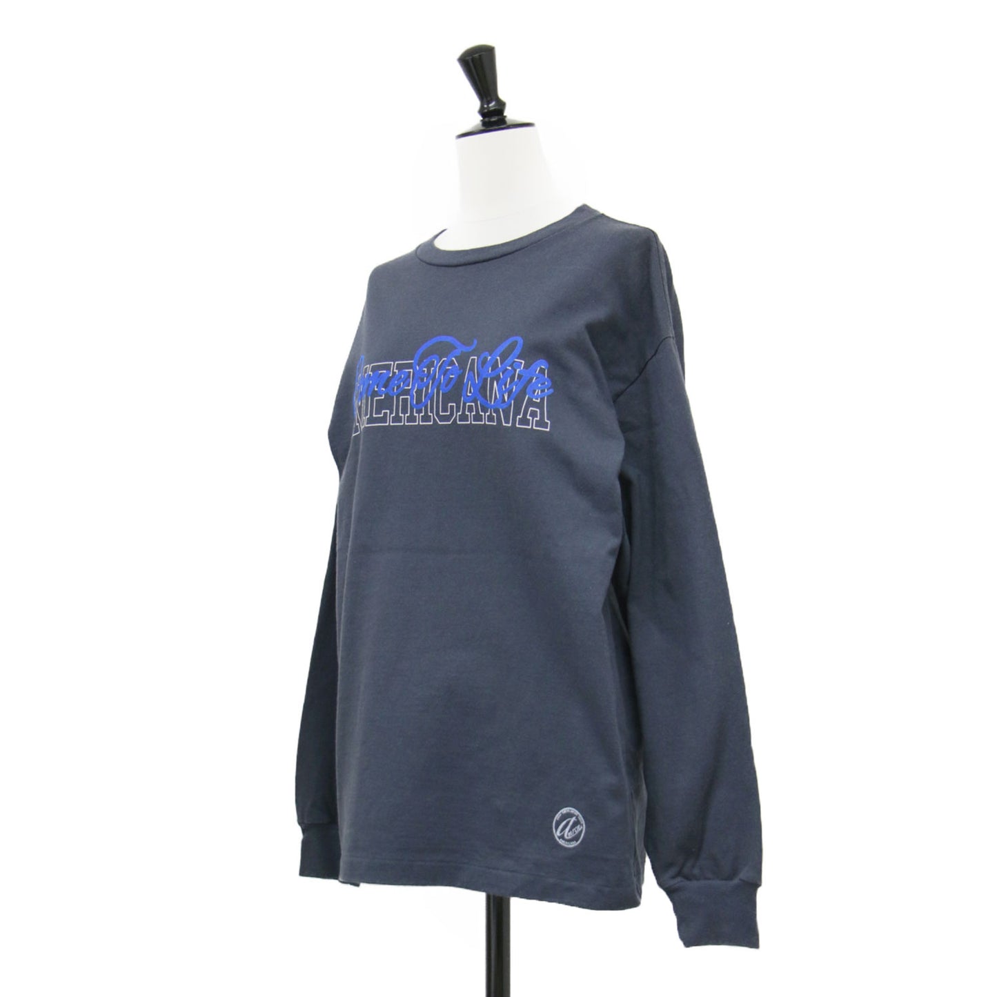 × BEAUTY&YOUTH 別注 オーバーサイズ プリント ロングスリーブ Tシャツ / カットソー 長袖 クルーネック コットン