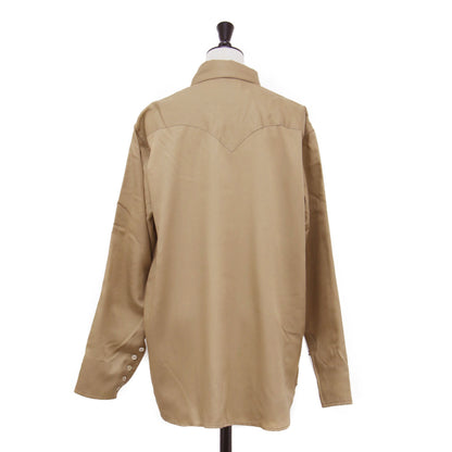 25秋冬 レーヨン ランチシャツ / Rayon Ranch Shirt ウエスタンシャツ 長袖